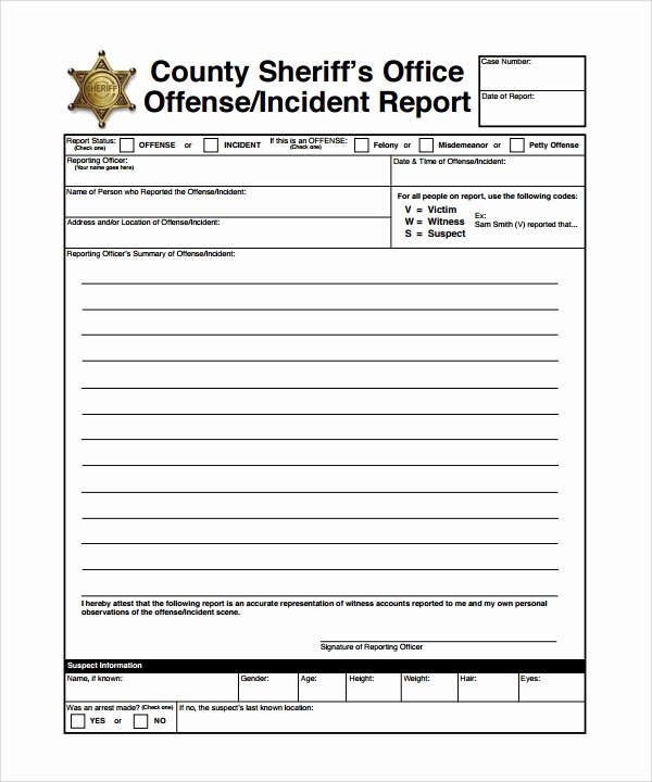 26 Sample Incident Report Templates