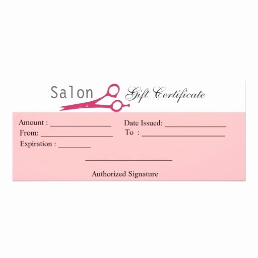 27 Awesome Salon Gift Certificate Templates