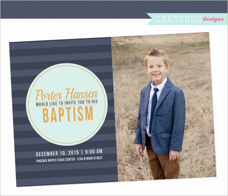 27 Baptism Invitation Templates Psd Word Publisher