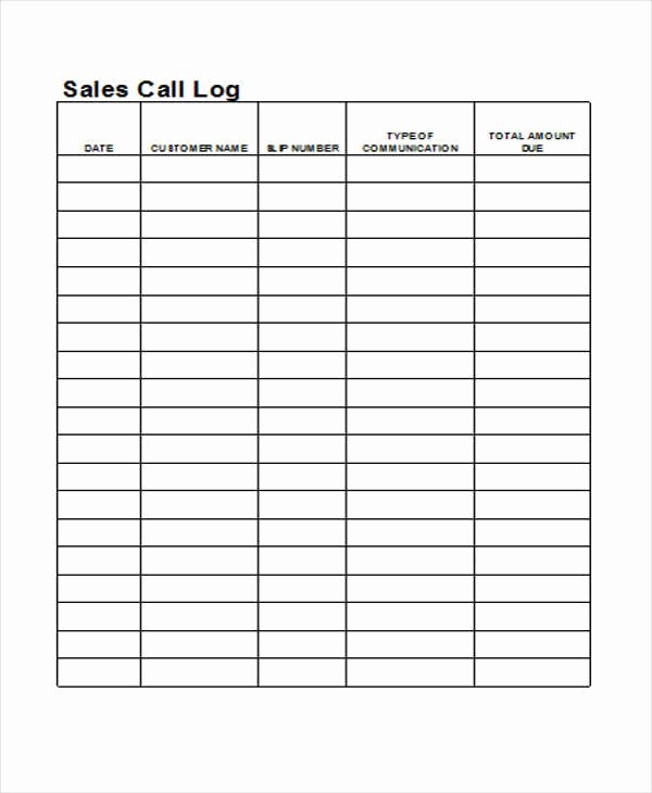 27 Log Templates In Excel