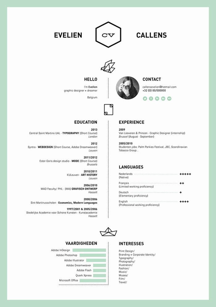 27 Magnificent Cv Designs that Will Outshine All the