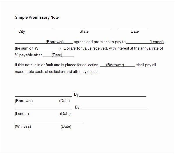 promissory note