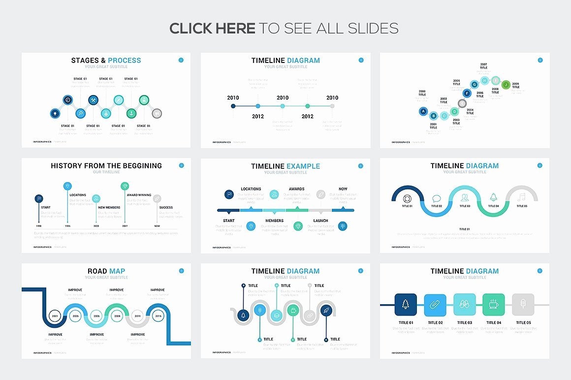 27 Timeline Infographic Templates Powerpoint Keynote