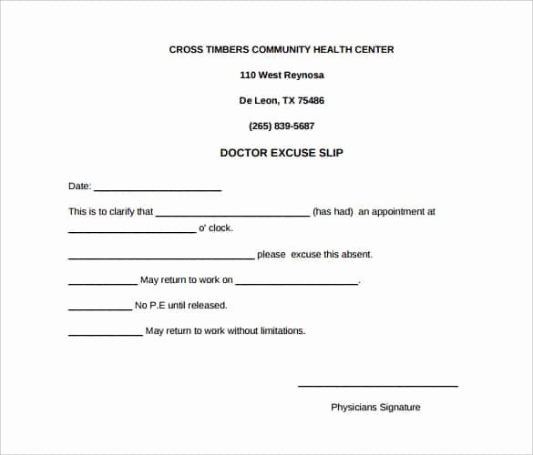 28 Doctors Note Templates Pdf Doc