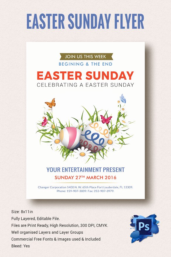 28 Easter Flyer Templates to Download