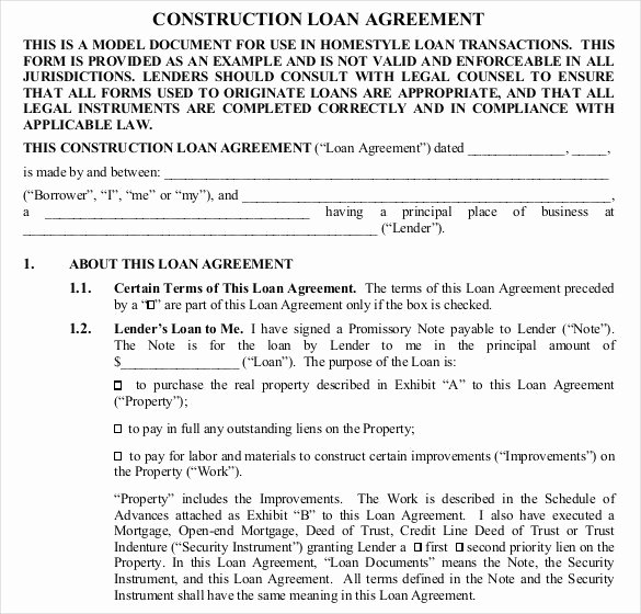 28 Loan Contract Templates – Pages Word Docs