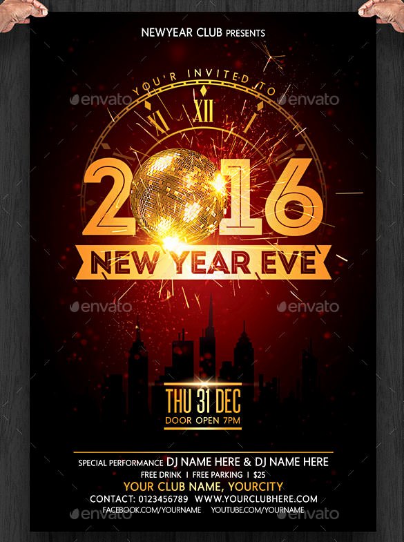 28 New Year Invitation Templates – Free Word Pdf Psd