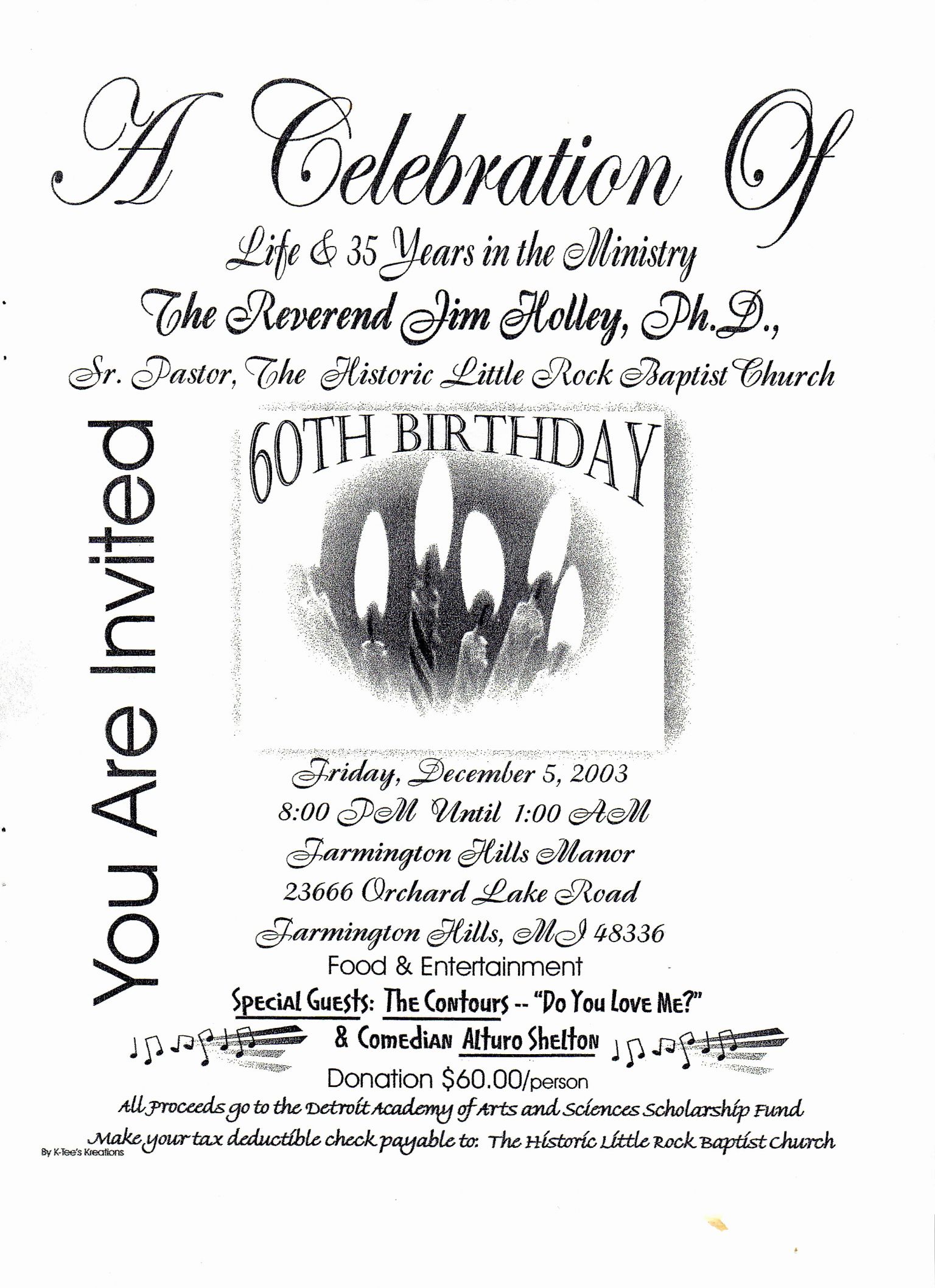 Celebration Program Template