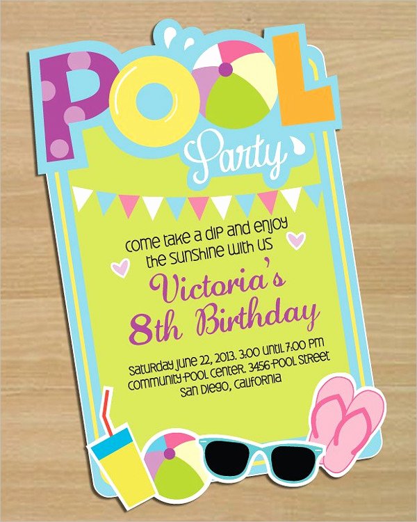 28 Pool Party Invitations Free Psd Vector Ai Eps