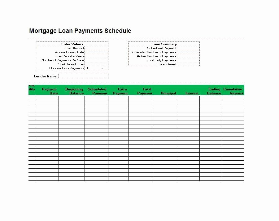 28 Tables to Calculate Loan Amortization Schedule Excel