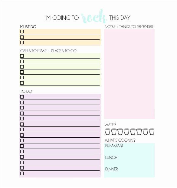 29 Daily Planner Templates Pdf Doc