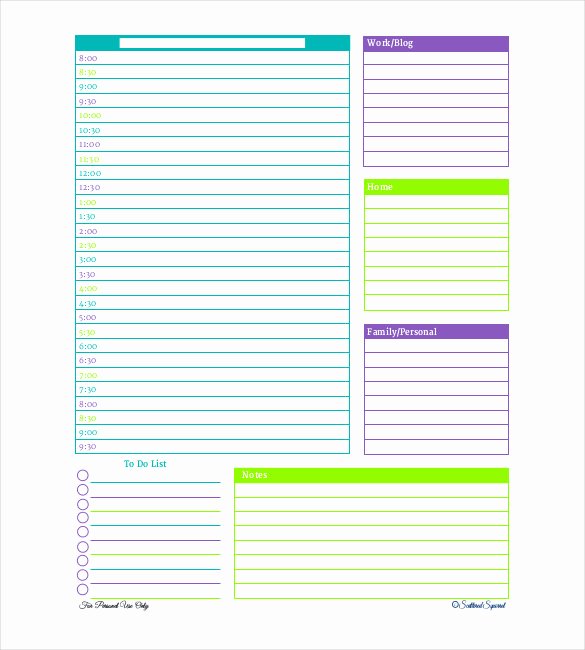 29 Daily Planner Templates Pdf Doc