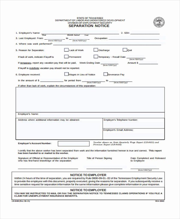 29 Free Notice forms