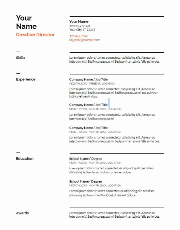 29 Google Docs Resume Template to Ace Your Next Interview