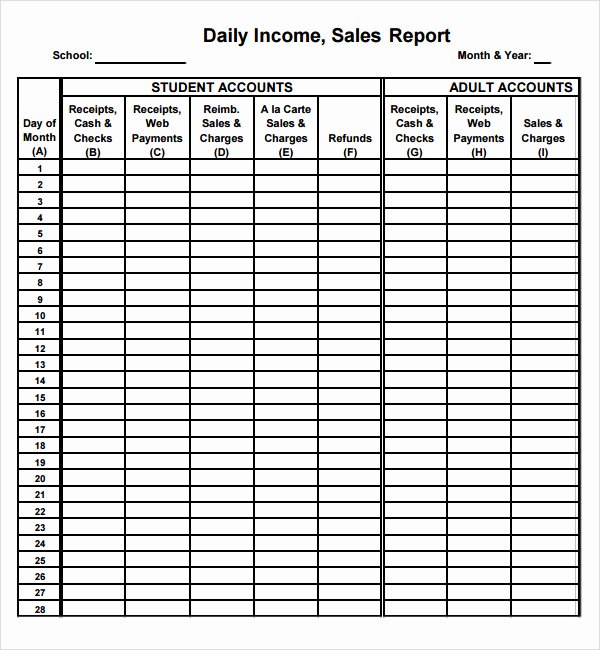 3 Free Daily Sales Report Templates Word Excel Pdf