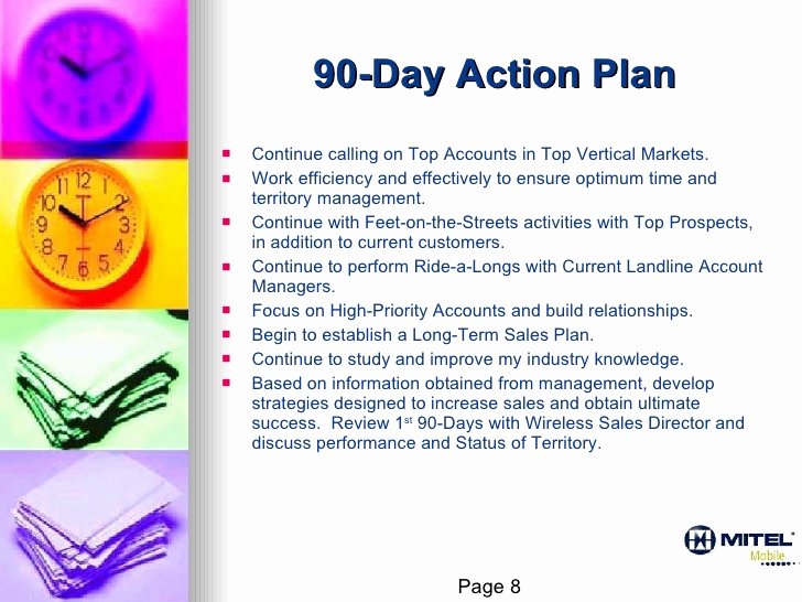 30 60 90 Action Plan Patrick Gross with Animation