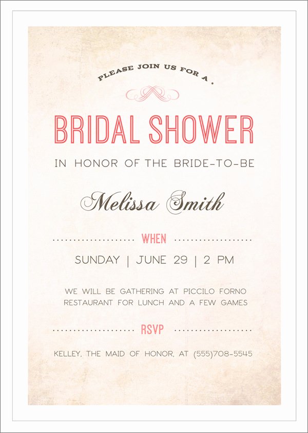 30 Best Bridal Shower Invitation Templates