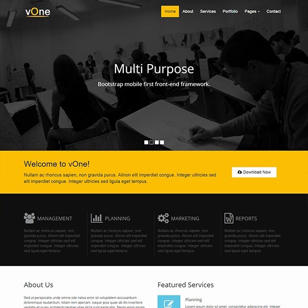 30 Best Free Bootstrap HTML5 Website Templates