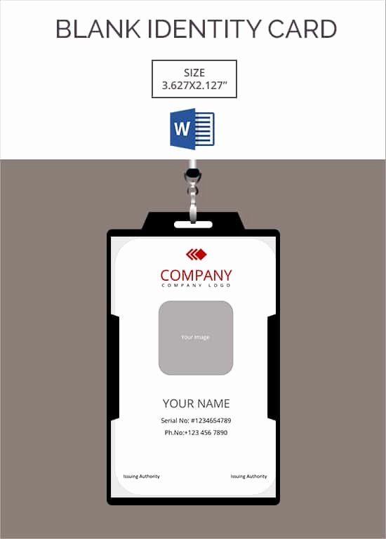 blank id card template