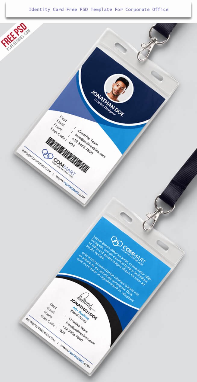 creative id card design free