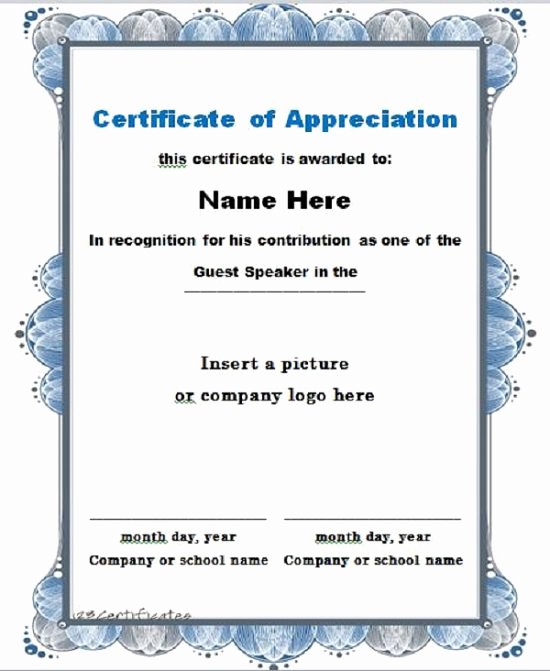 30 Free Certificate Of Appreciation Templates and Letters