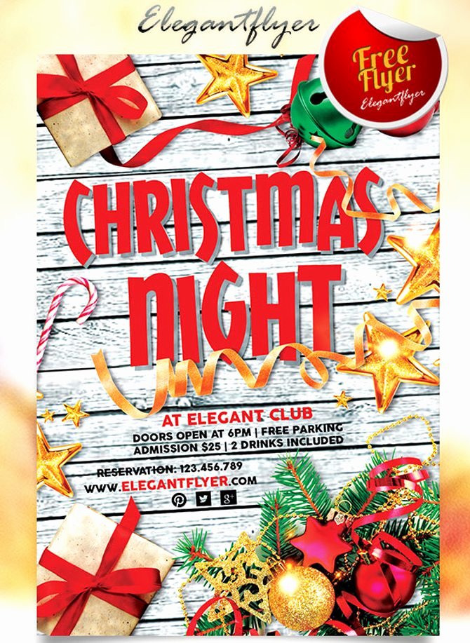 30 Free Christmas and New Year Psd Flyers for Promos