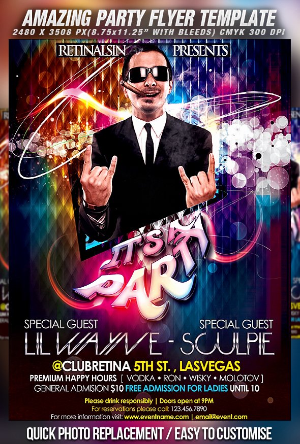 30 Free Psd Party Flyer Templates Download