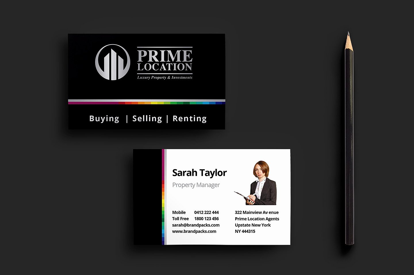 30 Modern Real Estate Business Cards Psd