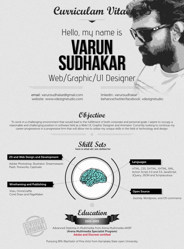 30 Outstanding Resume Designs You Wish You thought