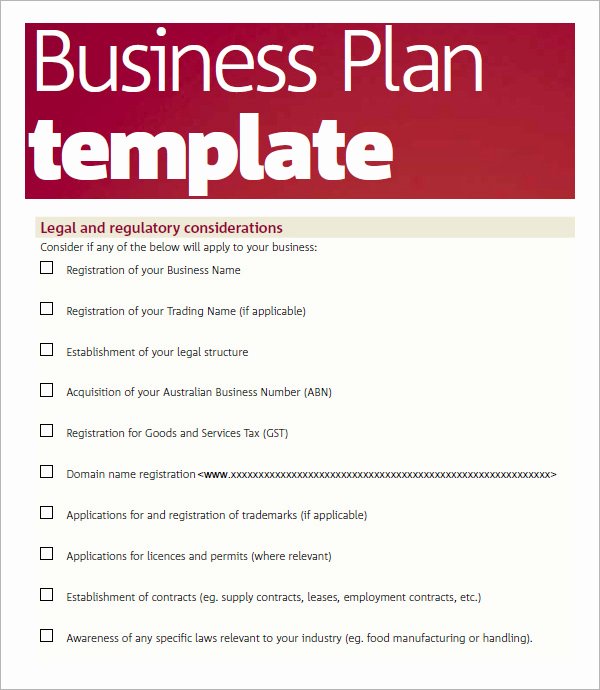 business plan template