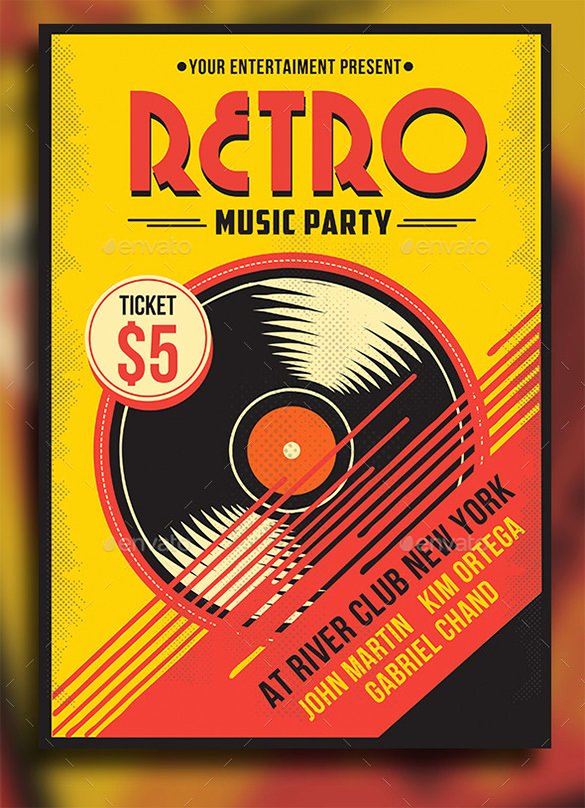 music flyer