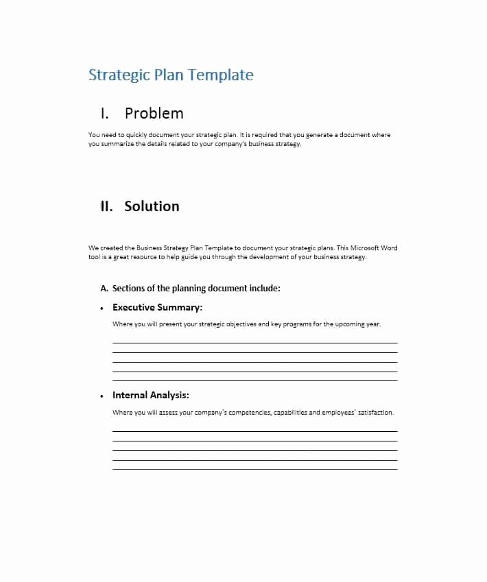 32 Great Strategic Plan Templates to Grow Your Business