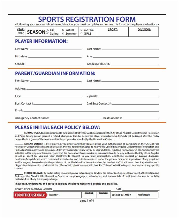 32 Sample Free Registration forms