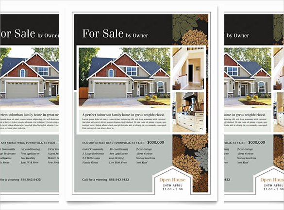 word real estate flyer