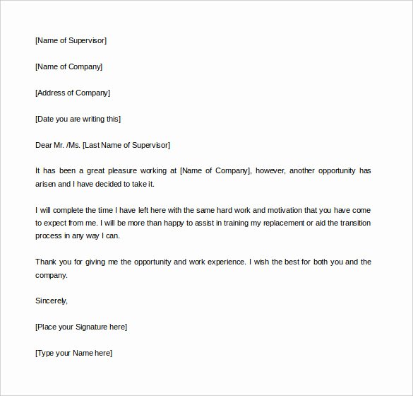 33 Two Weeks Notice Letter Templates Pdf Doc
