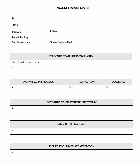 33 Weekly Activity Report Templates Pdf Doc