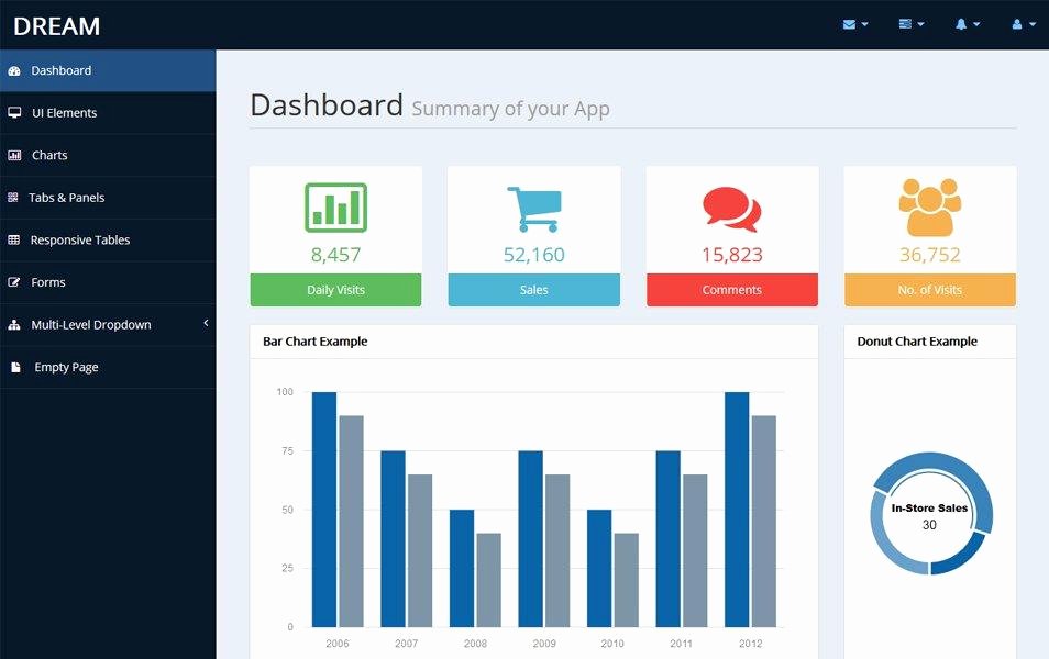 35 Best &amp; Free Bootstrap Admin Templates