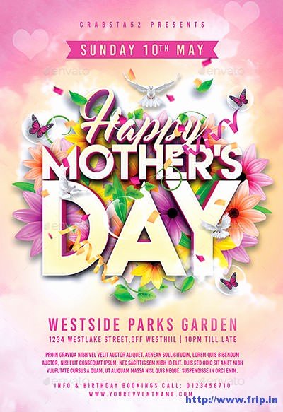 35 Best Mother’s Day Flyer Print Templates 2018