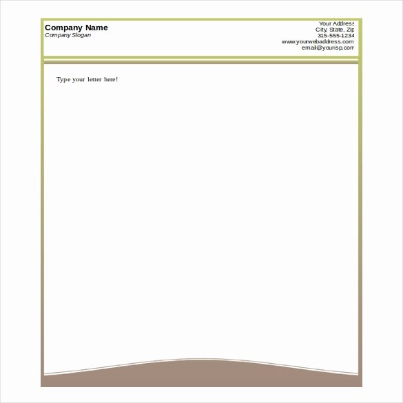 word letterhead