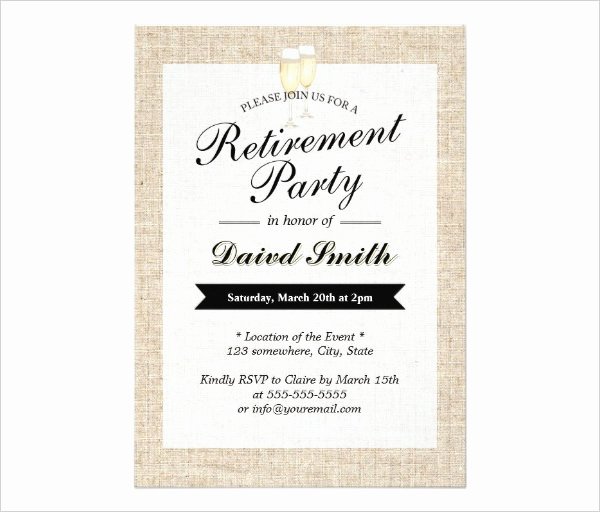 35 Retirement Party Invitation Templates Psd Ai Word