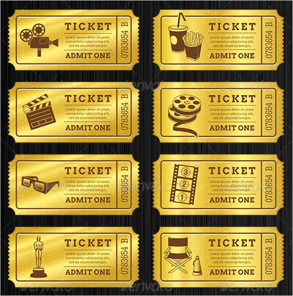 36 Editable Blank Ticket Template Examples for event Thogati