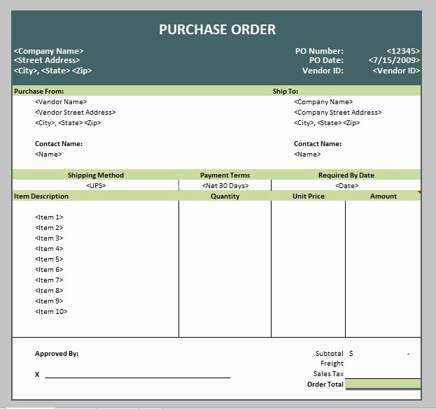 37 Free Purchase order Templates In Word &amp; Excel