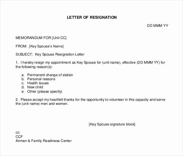 37 Simple Resignation Letter Templates Pdf Doc