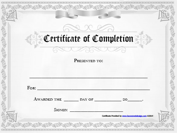 38 Pletion Certificate Templates Free Word Pdf Psd