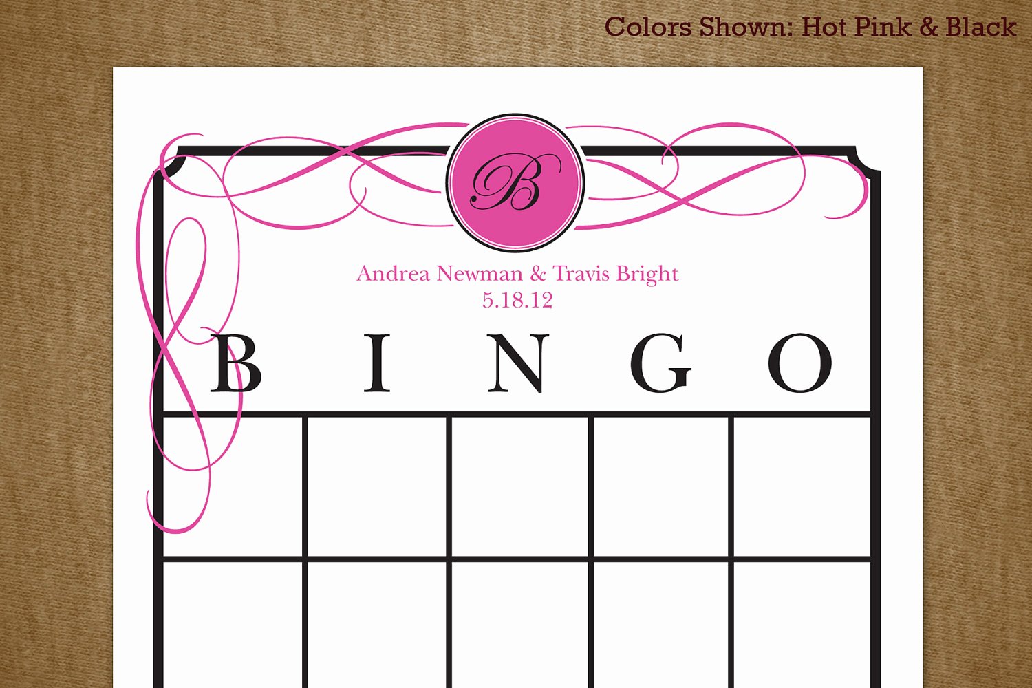 4 Best Of Printable Bridal Shower Bingo Blank Cards