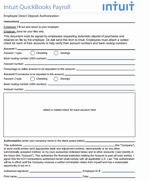 4 Direct Deposit form Templates formats Examples In
