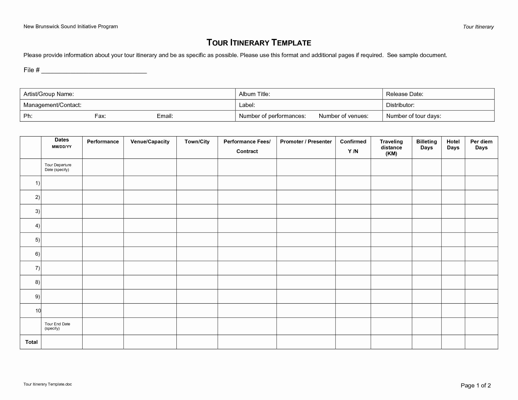4 Excel Vacation Itinerary Templates Excel Xlts