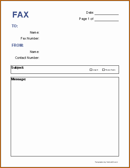 4 Free Fax Cover Letter