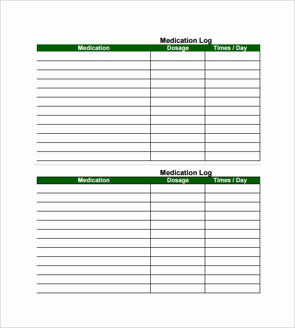 medication card template