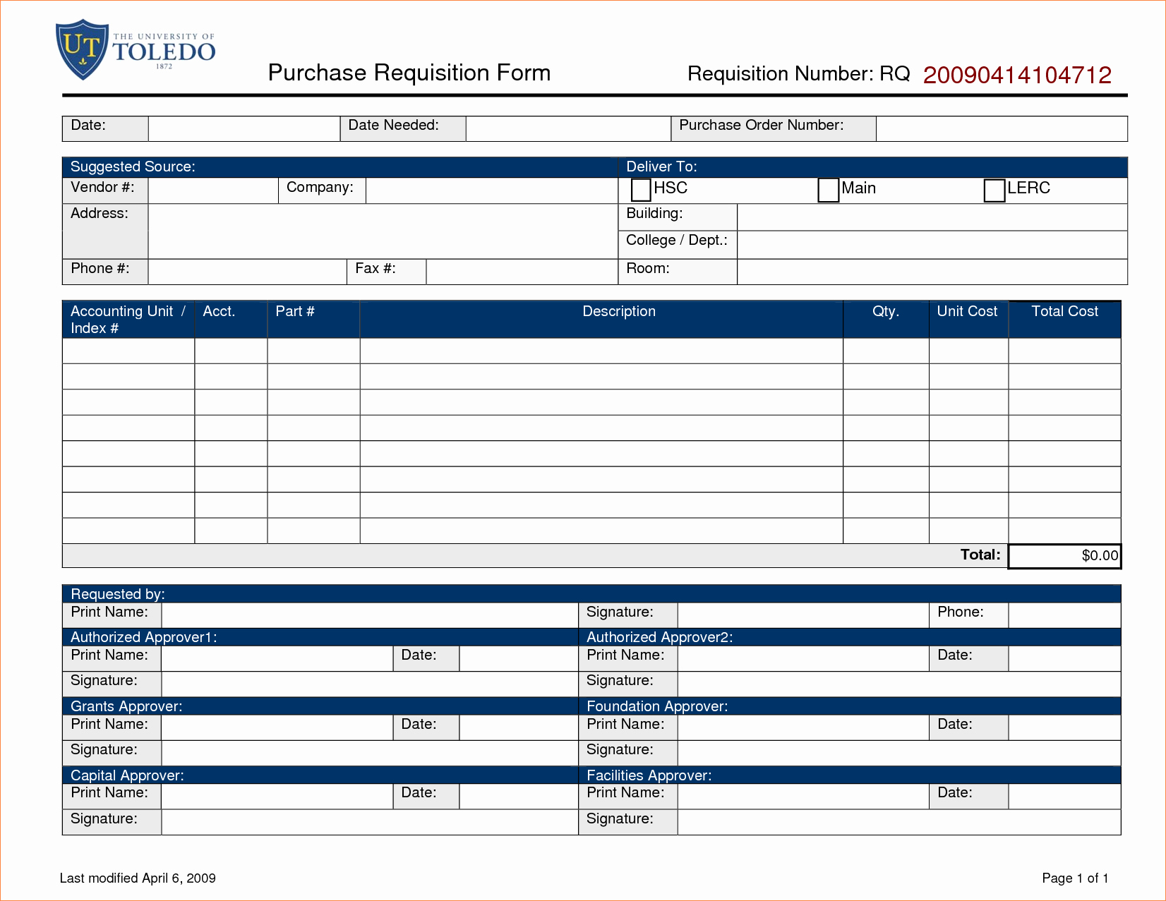 4 Purchase Requisition Template